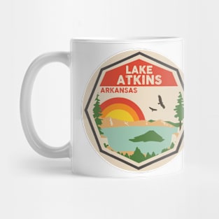 Lake Atkins Arkansas Colorful Scene Mug